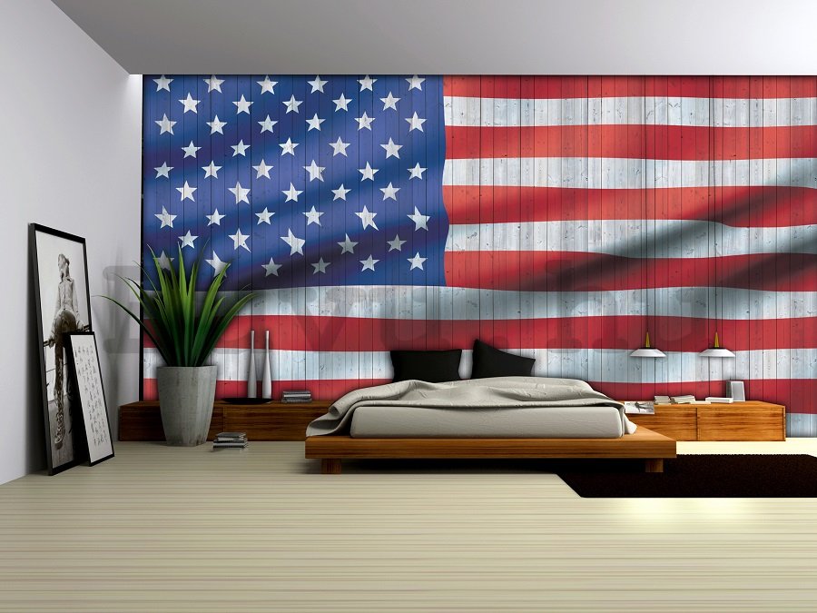 Fotótapéta: USA zászlaja (2) - 184x254 cm