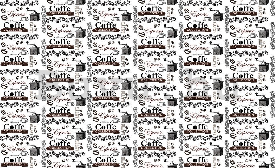 Fotótapéta: Coffee Collection - 184x254 cm
