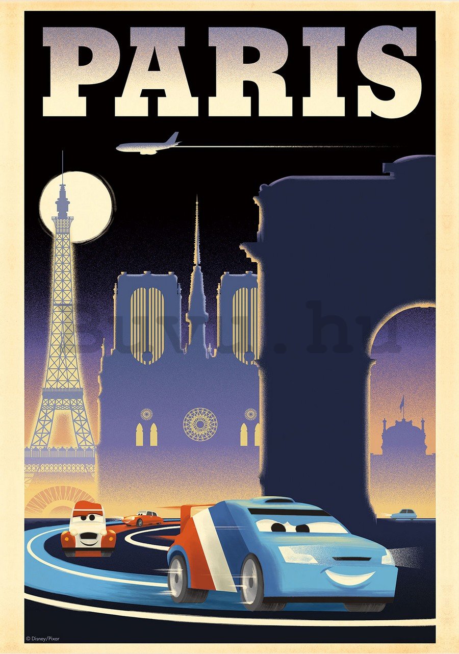 Fotótapéta: Cars 2 Paris (reklama) - 184x254 cm