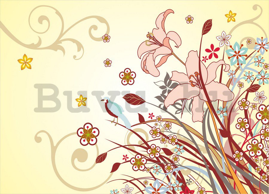 Fotótapéta: Festett virágok (2) - 254x368 cm