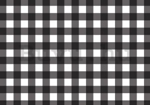 Fotótapéta: Fekete-fehér négyzetek - 184x254 cm