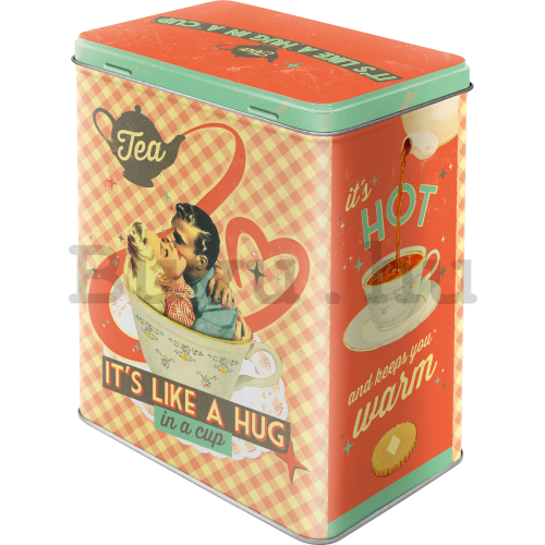 Fémdoboz L - Tea It's Like A Hug in a Cup (Special Edition)