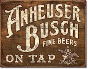 Fémplakát - Anheuser-Busch (Fine Beer)