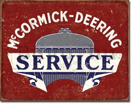 Fémplakát - McCormick Deering Serice