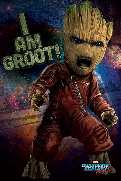 Plakát - Guardians of the Galaxy vol.2 (I am Groot!)