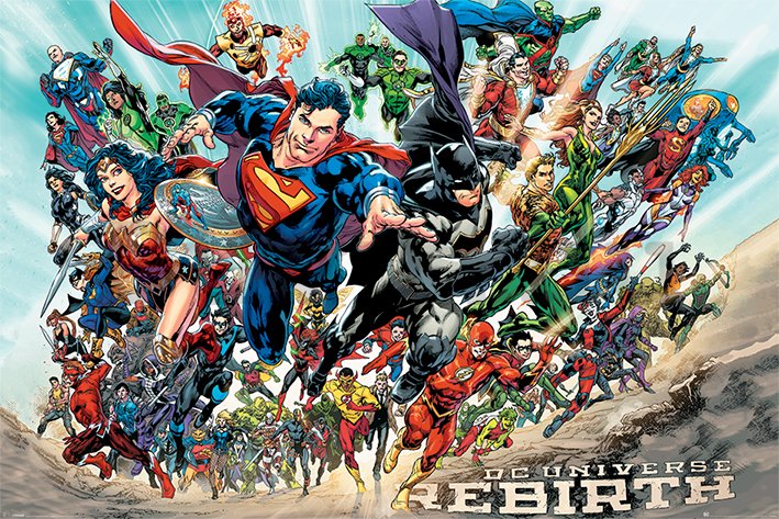 Plakát - DC Universe Rebirth