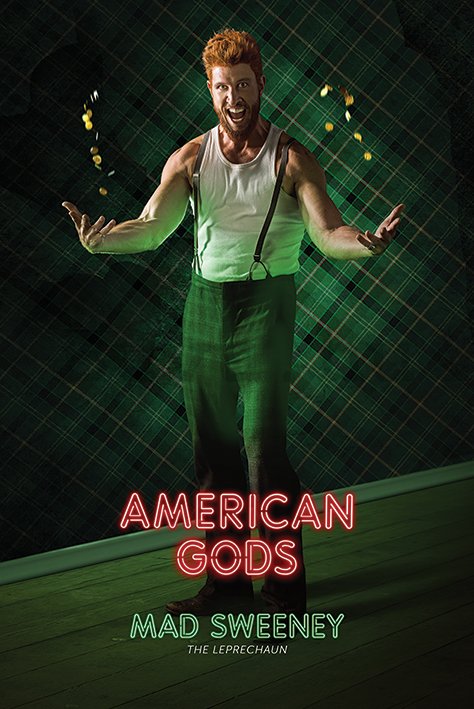 Plakát - American Gods (Mad Sweeney)
