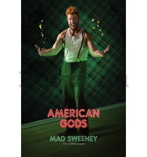 Plakát - American Gods (Mad Sweeney)