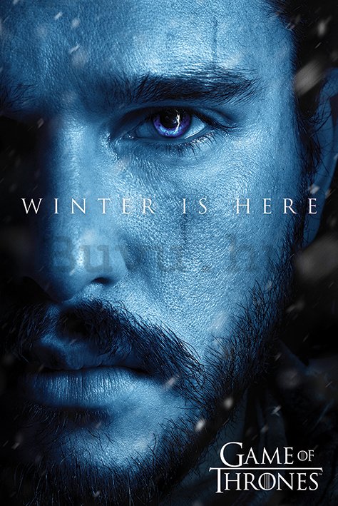 Plakát - Game of Thrones (Winter is Here - Jon)