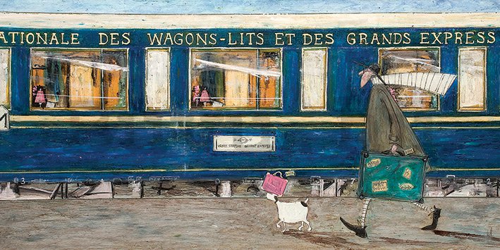 Vászonkép - Sam Toft, Orient Express Ou La La
