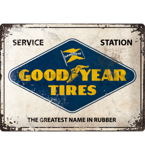 Fémtáblák: Good Year Tires (Service Station) - 30x40 cm