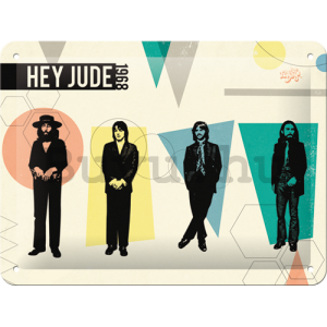 Fémtáblák: The Beatles (Hey Jude) - 15x20 cm