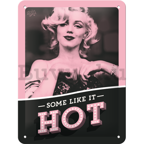 Fémtáblák: Marilyn Monroe (Some Like It Hot) - 20x15 cm