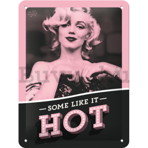 Fémtáblák: Marilyn Monroe (Some Like It Hot) - 20x15 cm