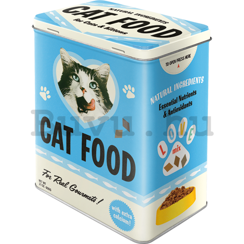 Fémdoboz L - Cat Food