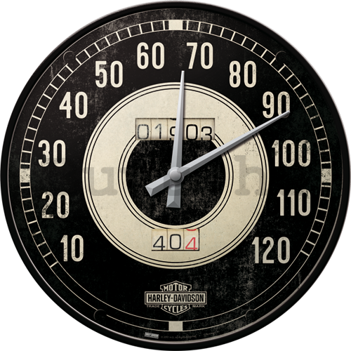 Retró óra - Harley-Davidson fordulatszámmérő