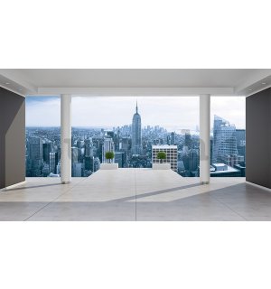 Vlies fotótapéta: Manhattan látképe (terasz) - 184x254 cm