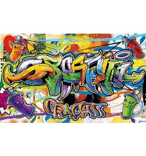 Vlies fotótapéta: Graffiti (2) - 184x254 cm