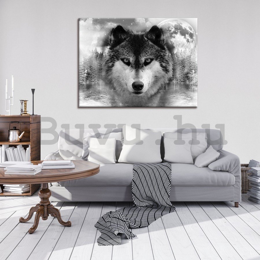 Vászonkép: Farkas (3) - 75x100 cm