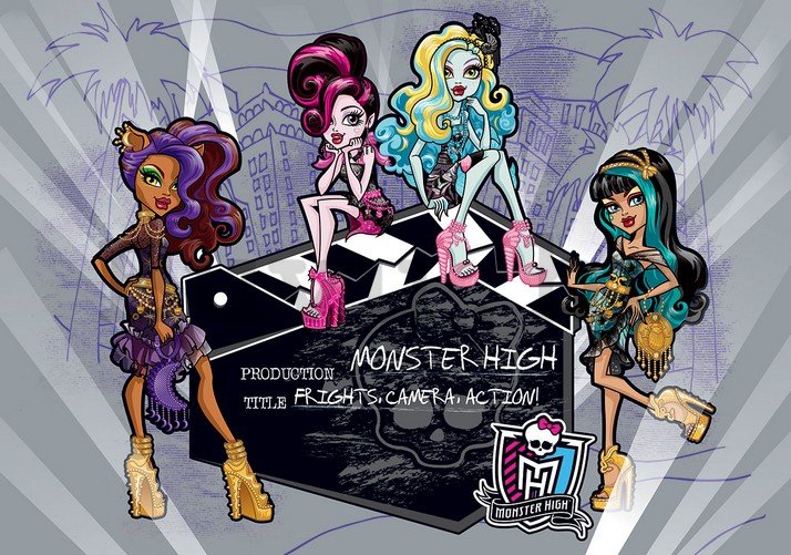 Fotótapéta: Monster High (4) - 184x254 cm