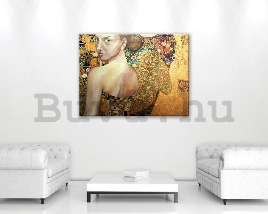 Vászonkép: Szépség (olajfestmény) - 75x100 cm