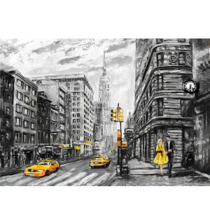 Vászonkép: New York (festett) - 75x100 cm
