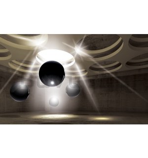 Vászonkép: Ezüst gömbök (1) - 75x100 cm
