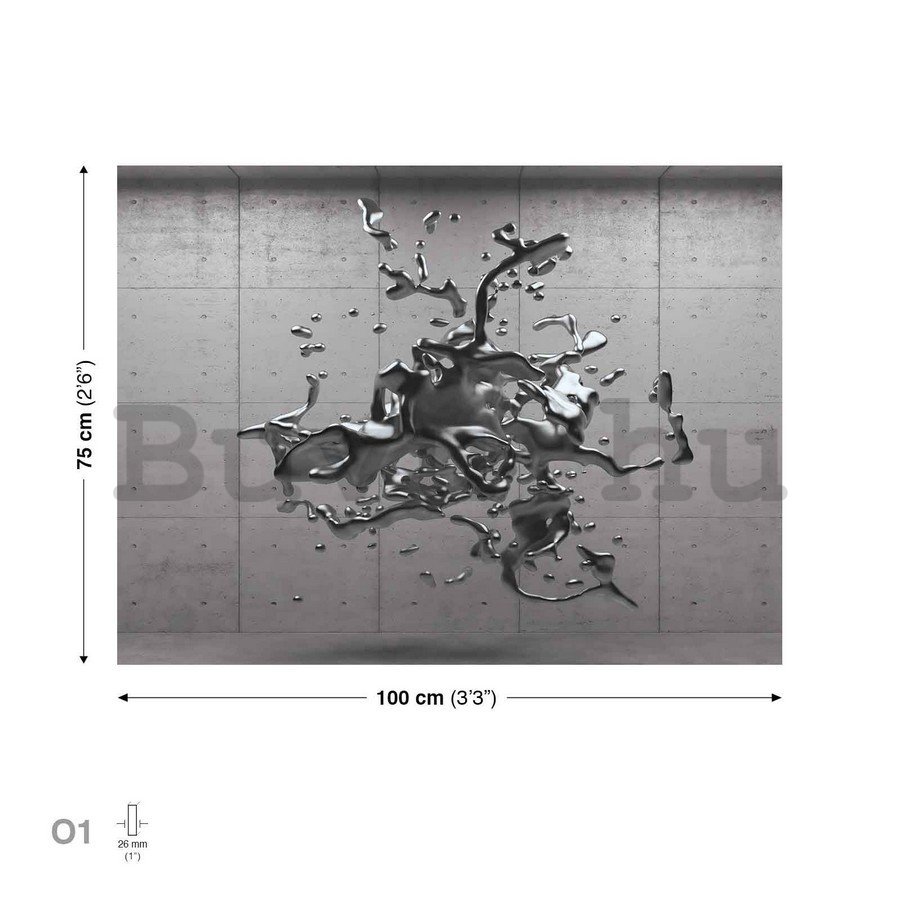 Vászonkép: Absztrakciós splash (3) - 75x100 cm