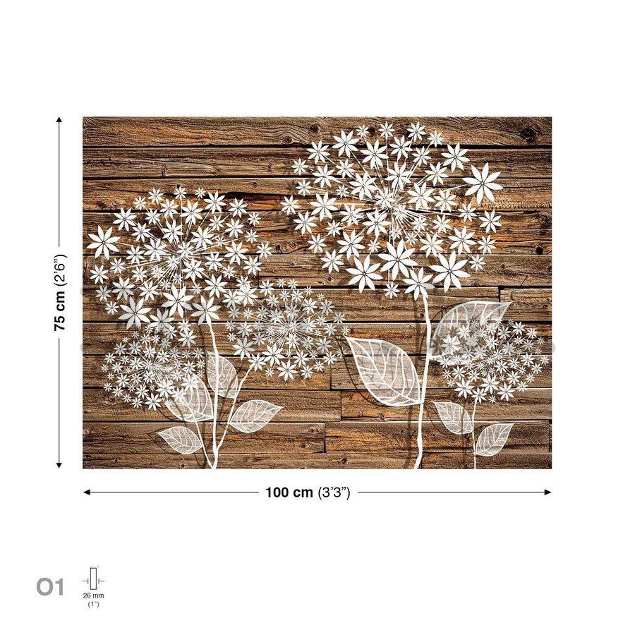Vászonkép: Virágok fából (2) - 75x100 cm