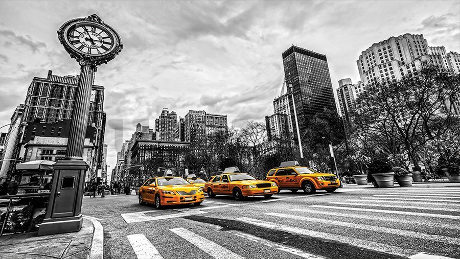 Vászonkép: New York (Taxi) - 75x100 cm
