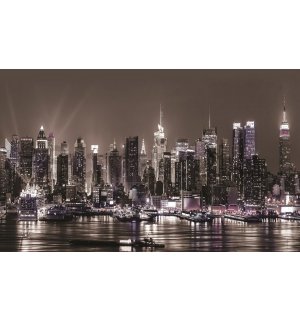 Vászonkép: Éjszakai New York - 75x100 cm