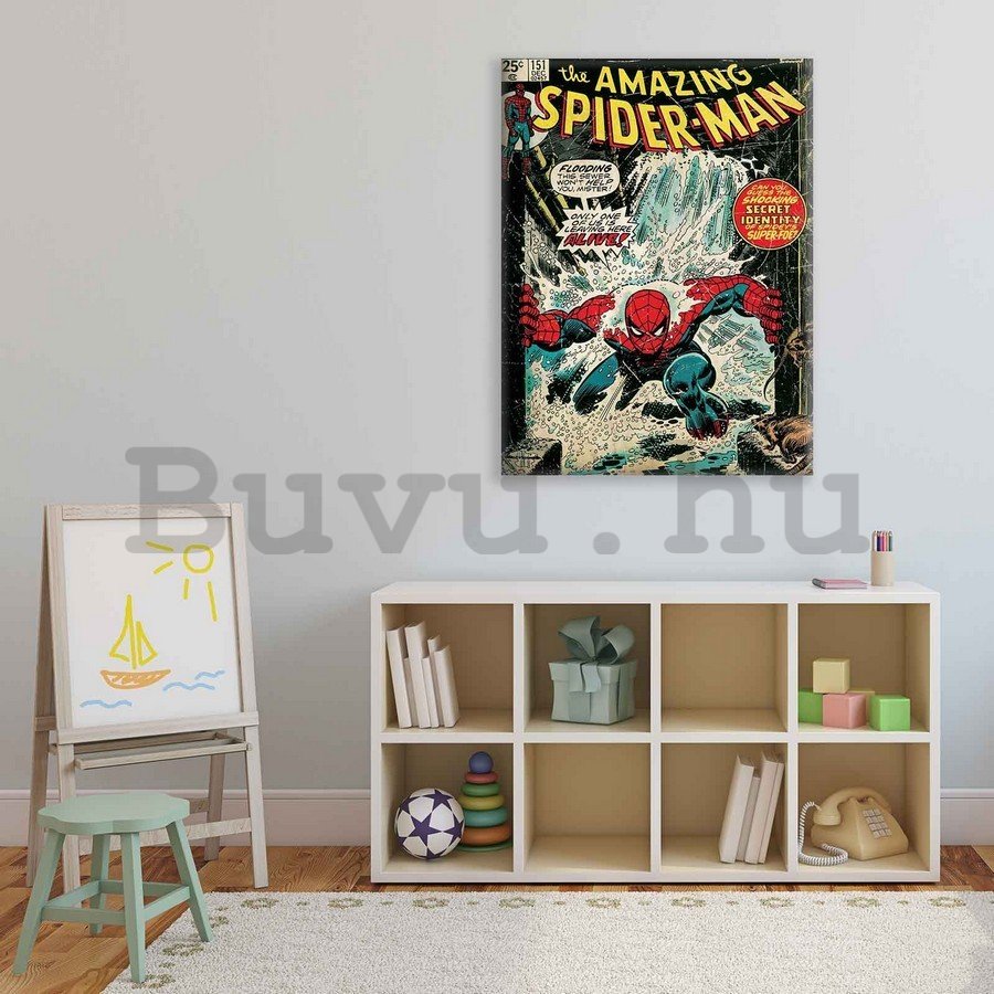 Vászonkép: Amazing Spiderman (comics) - 75x100 cm