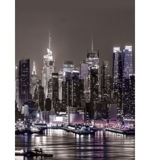 Fotótapéta: Éjszakai New York - 254x184 cm