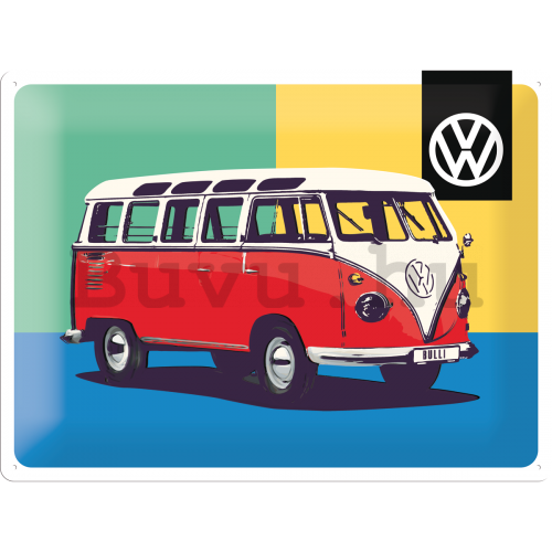 Fémtáblák: VW Bulli Pop Art (1) - 30x40 cm