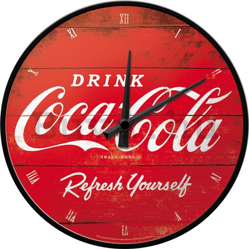 Retró óra – Coca-Cola (piros logo)