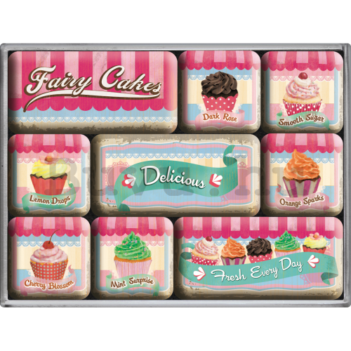 Mágnes készlet – Fairy Cakes (Delicious)