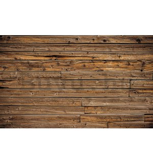 Fotótapéta: Fából készült fal - 184x254 cm
