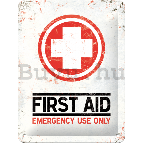 Fémplakát - First Aid