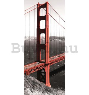 Öntapadós fotótapéta: Golden Gate Bridge - 211x91 cm
