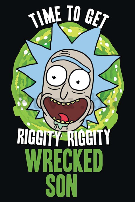 Plakát - Rick and Morty (Wrecked Son)