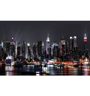 Vlies fotótapéta: Éjszakai New York (2) - 184x254 cm