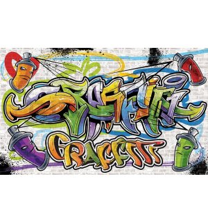 Vlies fotótapéta: Graffiti (5) - 184x254 cm