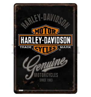Fém képeslap - Harley-Davidson Genuine