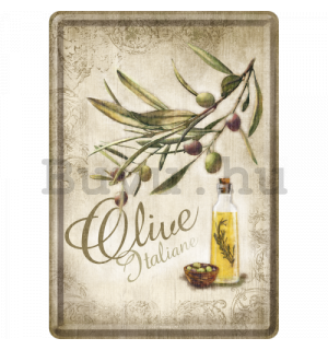 Fém képeslap - Olive