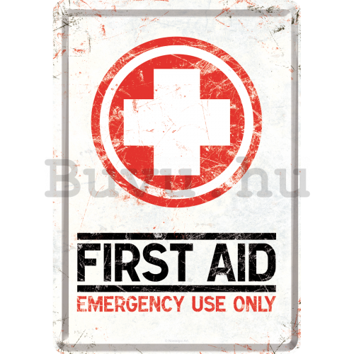 Fém képeslap - First Aid