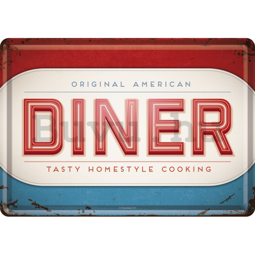 Fém képeslap - Original American Diner