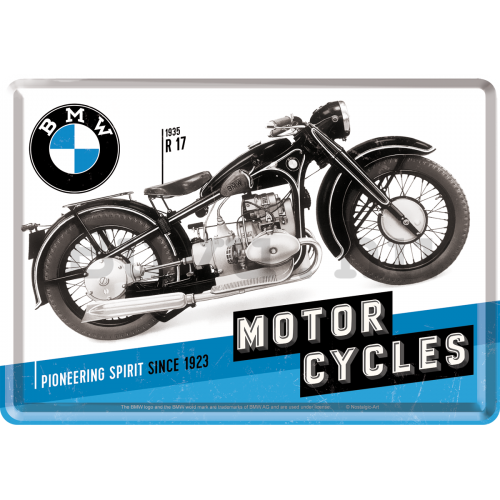 Fém képeslap - BMW Motorcycles (Since 1923)