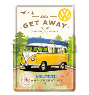 Fém képeslap - VW Let's Get Away