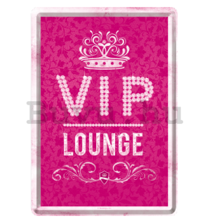 Fém képeslap - VIP Lounge (rózsaszín)