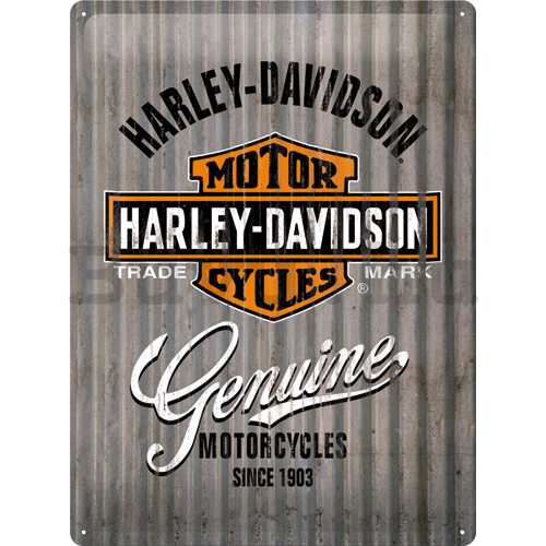 Fémtáblák: Harley-Davidson (metal genuine) - 40x30 cm